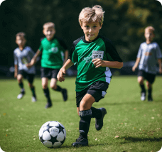 Charlotte Rise FC U5 young players