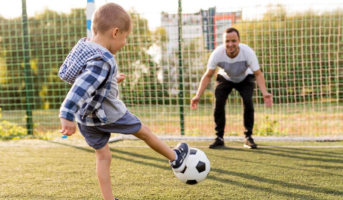 Soccer Practicing Under Pressure